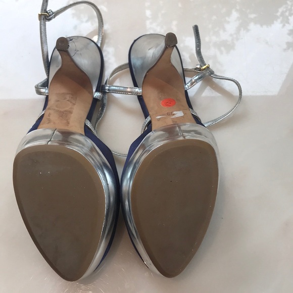 Miu Miu peep toe platform heels - Picture 4 of 5